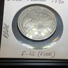 Rare 1930 Irish Silver Florin and Mule Half Crown