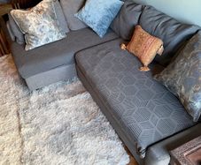 IKEA VIMLE 3-seat sofa with chaise longue/Gunnared medium grey
