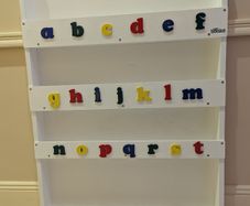 childrens bookcase - tidybooks alphabet