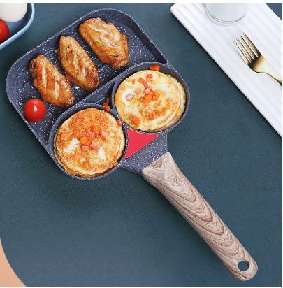 BRAND NEW 2 Hole durable Non-stick Omelet Pan pots with a thick bottom Cooking Pot Cookware