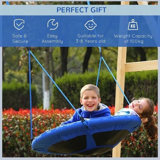 NEW SALE |  Round Tree Swing 100cm - Blue