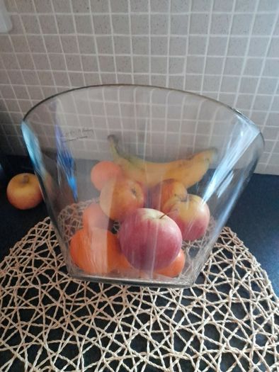 large glass bowl