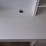IKEA MICKE White Desk with High Shelving Unit Image 3