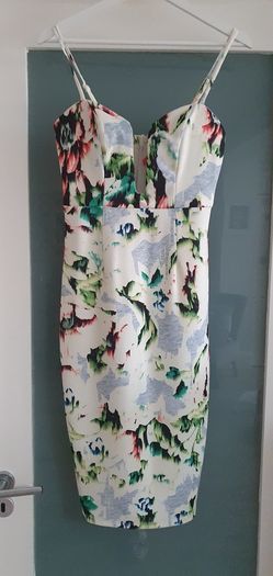 Blossom floral plunge dress Sz 12