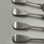 Antique 1838 Sterling Silver Teaspoons -Set of 4 Glasgow /John Finlay Image 3