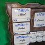 Spice wall mounted rack retro Dutch Image 2
