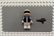 lego Star Wars sw0187 Rebel Fleet Trooper / Rebel Scout Trooper minifigure - Plain Vest, Frown