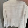 Zara cream tweed jacket Image 6