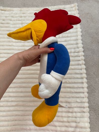 Vintage Woody Woodpecker Plush approx. 19" Walter Lantz Universal Studios Play by Play Plush Toy Used His head is FALLING down Please look a t the pictures