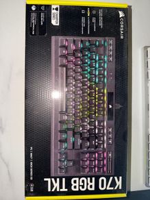 Corsair K70 RGB TKL Champion Series, OPX Optical Switches, 99% new, full box