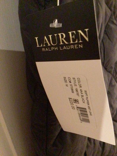 Ralph Lauren long Diamond Quilted Gilet