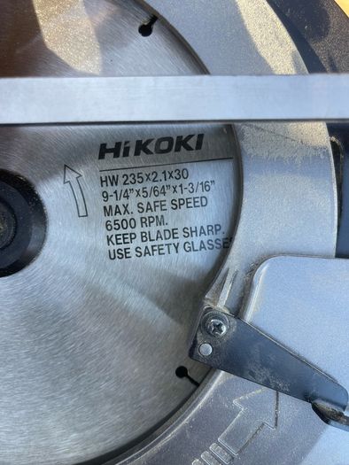 Hikoki 235mm circular saw
