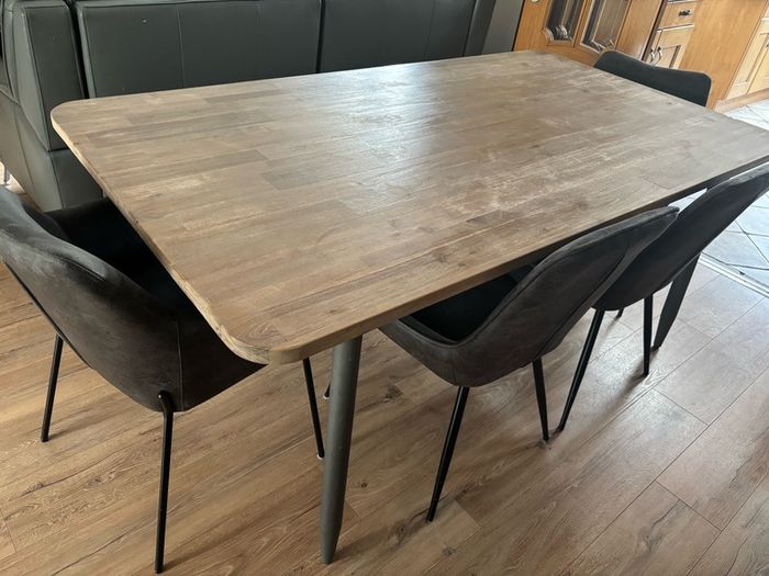 dining table and chairs