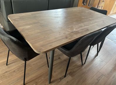 dining table and chairs
