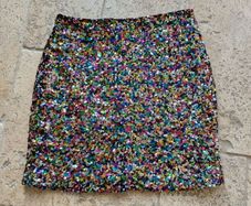 Sequin Mini skirt (Warehouse)
