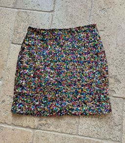 Sequin Mini skirt (Warehouse)