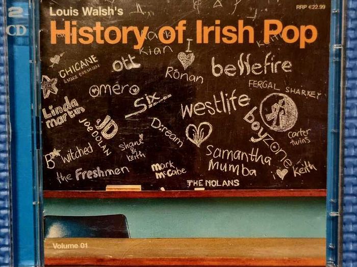 CD History of Irish Pop, perfect condition.