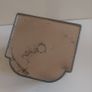 Funky Retro Mid-Century 1950's Tin Tea Caddy, with a Stylish Embossed Floral Design an Unusual Shape, with a Cushion Lid, by Baret Ware in the Monetery Design Image 9