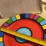 Decorative large ceramic plate collectible item manufactured by Ronit Furst, featuring the brand name ,KELIM YAFIM Image 2