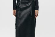 Zara ZW collection real leather skirt, new, size M ,RRP 199