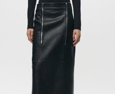 Zara ZW collection real leather skirt, new, size M ,RRP 199