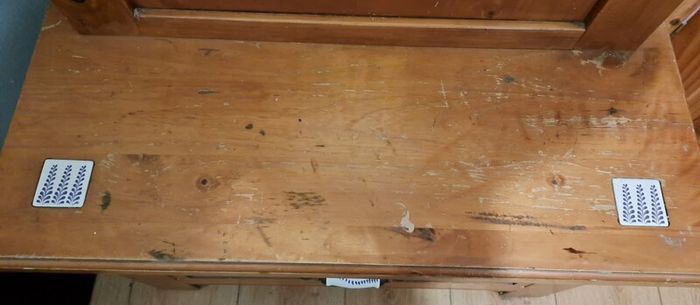 Tall mirror large drawer