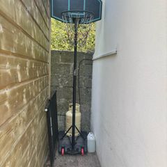 Free adjustable basketball net