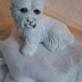 White  Ceramic West Highland  Dog Figurine Image 10