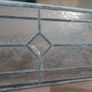 Antique Stunning Leaded Stained Glass Window Art  40,5" x 9" Image 10