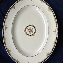Wedgwood Bone China Osborne R4699 Large 14" Oval Serving Platter - excellent condition.