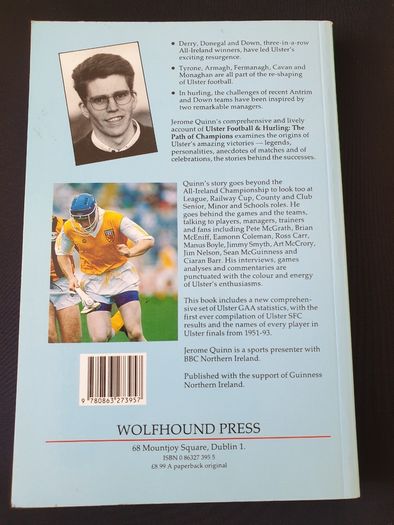 Ulster Football and Hurling The Path of Champions Jerome Quinn GAA Gaelic