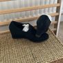 Bnwt black wedge shoe size 41(7) Image 6