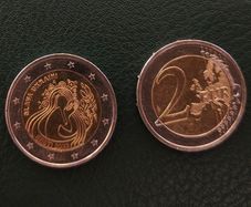 Coin 2 euro Slava Ukraine