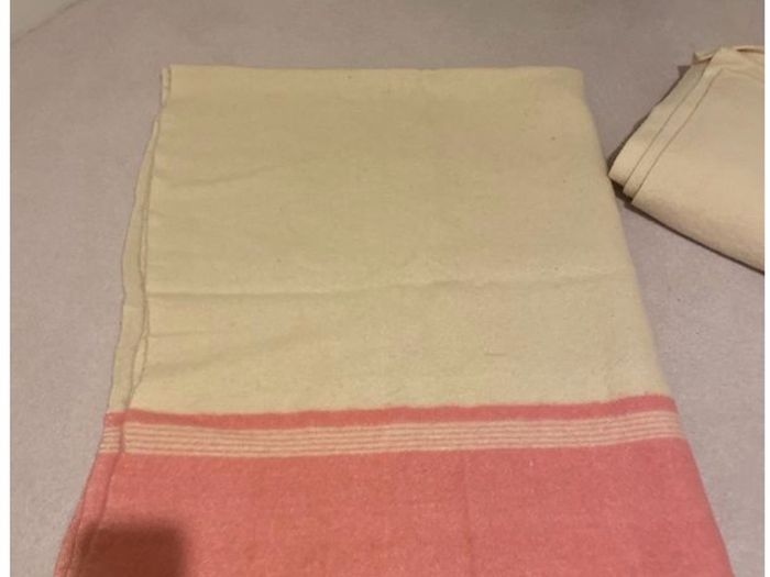 Vintage wool blanket Large