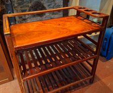 Vintage Wooden Drinks Stand / Home Bar