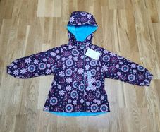 London Fog Jacket / Coat with hood - Purple Floral - Girls - Age 5 years - New with tag