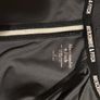 Abercrombie and Fitch Black Pattern Zip Up Top with mesh like fabric on underarm and sleeve - Size S Image 4