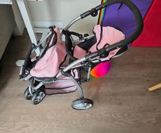 Silver Cross Twin Baby Doll Double Stroller