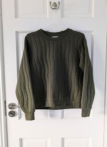 ICHI Dark Green Jumper