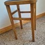 Rare Mid-Century Beech Utility Stool  Pristine Mint Condition Image 5