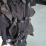 TOPSHOP black ribbon bow and beads crop jacket Sz 14 Image 10