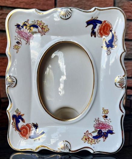Mason's "Blue Mandalay" Ceramic Photo Frame