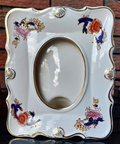 Mason's "Blue Mandalay" Ceramic Photo Frame