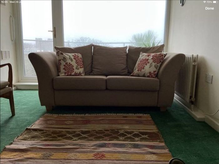 Comfortable 3-seater sofa