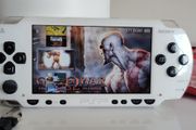 PSP 1004 White Modded 2 Batteries Original OSTENT new 64gb original charger