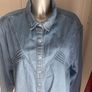 Kiabi eco conception ladies denim shirt size UK20 EU48/50 Postage included Image 2