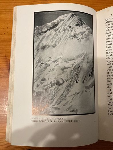 Mountaineering book:'After Everest' published 1936