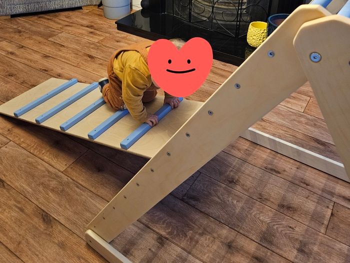 Slide and Climbing Frame (Pikler Triangle - Montessori approved)