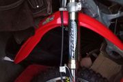motorcycle parts forks and triple clamps like new