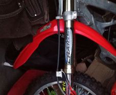 motorcycle parts forks and triple clamps like new
